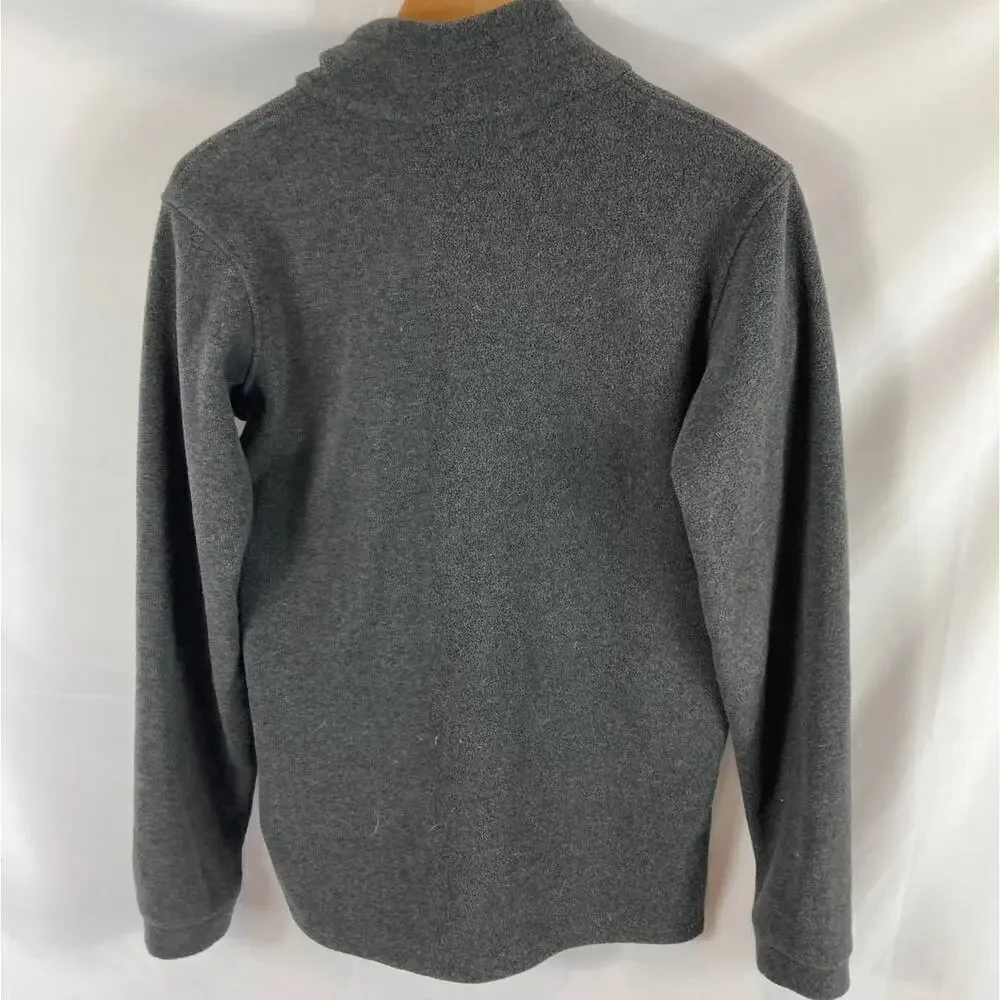 Columbia Kids Grey Zip Up Fleece Sweater size XL 18/20